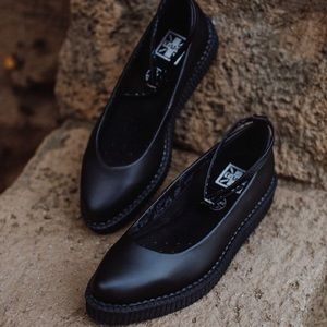 Black TUKskin ballet creeper